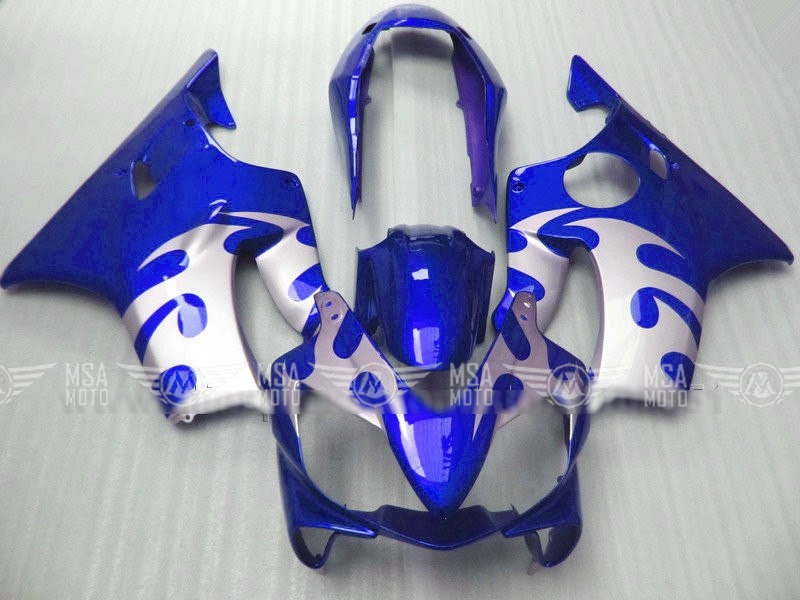 Комплект пластика Honda CBR600F4I 2001-2006 Синий Серебряный  